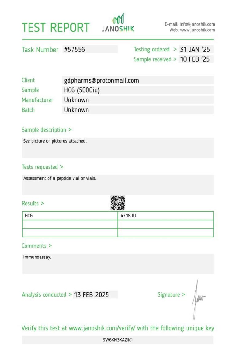 HCG Lab Test