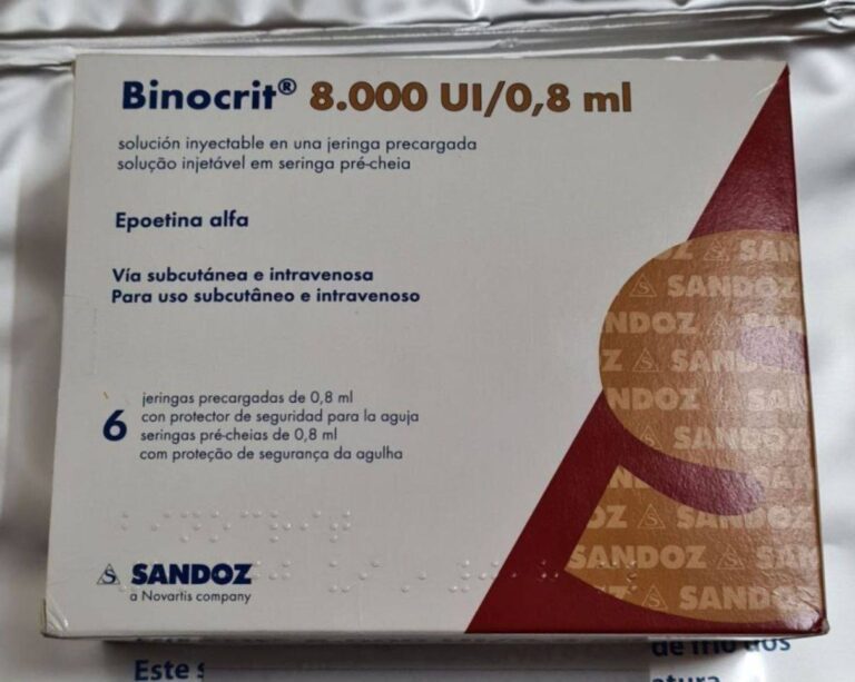 Comprar Binocrit 8.000 UI/0,8 ml España – Epoetina